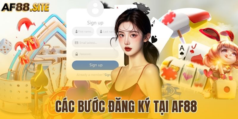 Các bước đăng ký tại AF88