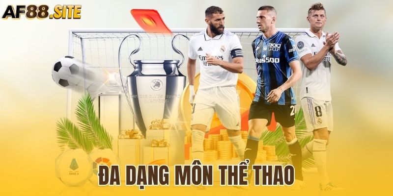 Thể thao AF88 với đa dạng môn thể thao cho người chơi lựa chọn