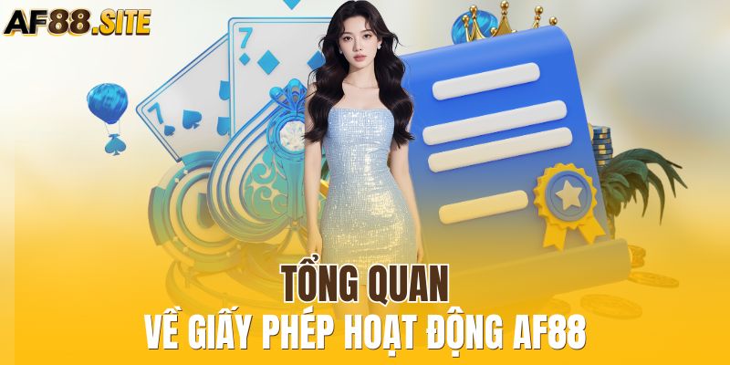 Tổng quan về giấy phép hoạt động AF88